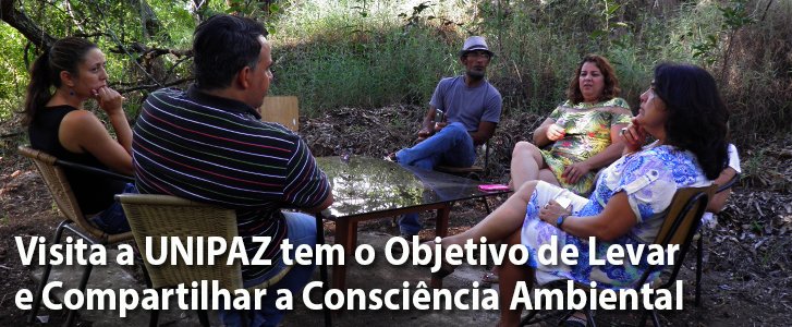 Visita a UNIPAZ tem o Objetivo de Levar e Compartilhar Consciência Ecológica para o Riacho Fundo II