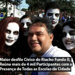 Maior desfile Cívico do Riacho Fundo II, Reúne mais de 4 mil Participantes com a Presença de Todas as Escolas da Cidade