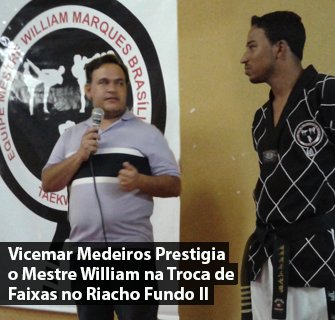 Vicemar Medeiros Prestigia Mestre William na Troca de Faixas no Riacho Fundo II