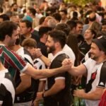 Torcidas de Vasco e Fluminense fazem a festa antes de clássico no DF